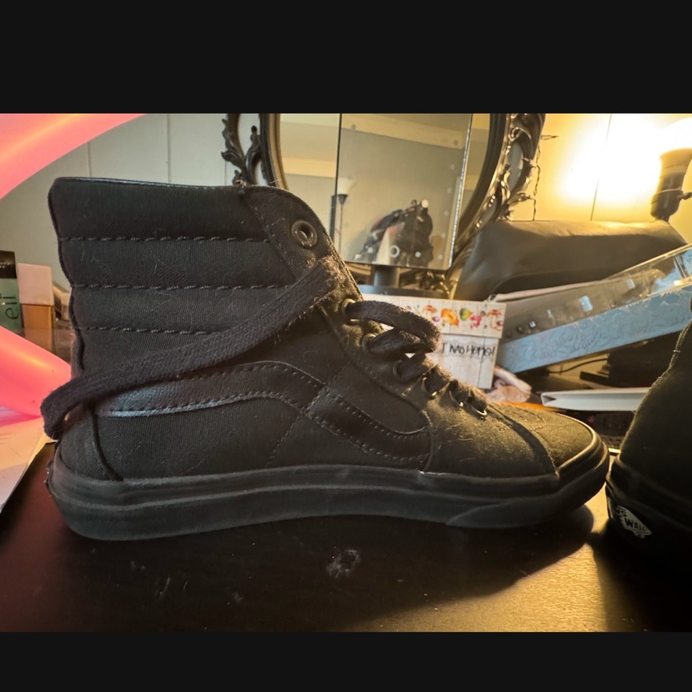 Vans Black High-Top Sneakers